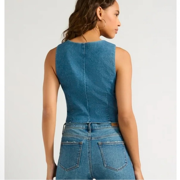 Sofia Jeans’ Denim Vest NWT - Picture 2 of 6